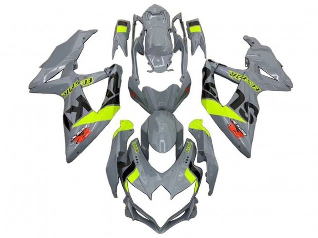 Online Nardo Gris Neon Amarillo Negro Rojo Carenado Moto Suzuki GSXR 600 / GSXR 750 2008-2010