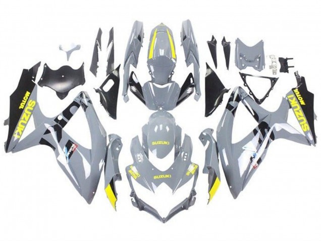 Online Nardo Gris Amarillo Negro Carenado Moto Suzuki GSXR 600 / GSXR 750 2008-2010