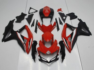 Online Rojo Negro Blanco Plata Carenado Moto Suzuki GSXR 600 / GSXR 750 2008-2010