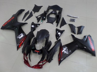 Online Negro Mate Negro Brillante Rojo Blanco Carenado Moto Suzuki GSXR 600 / GSXR 750 2011-2024