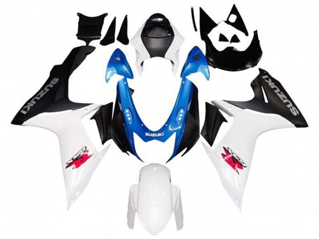Online Blanco Azul Negro Rosa Carenado Moto Suzuki GSXR 600 / GSXR 750 2011-2024