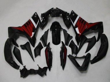 Online Negro Rojo Blanco Carenado Moto Yamaha FZ6R 2009-2015