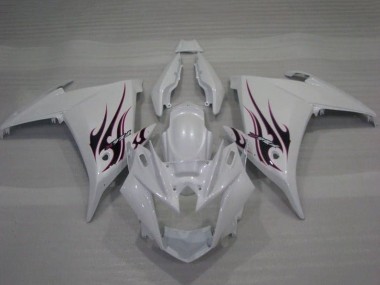 Online Blanco Llama Carenado Moto Yamaha FZ6R 2009-2015