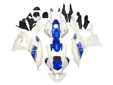 Online Blanco Azul Raya Carenado Moto Yamaha YZF R7 2021-2024