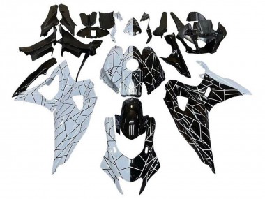 Online Blanco Negro Dividir Raya Carenado Moto Yamaha YZF R7 2021-2024