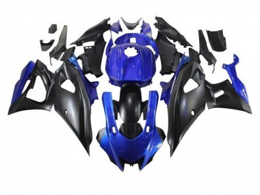 Online Azul Negro Mate Carenado Moto Yamaha YZF R7 2021-2024