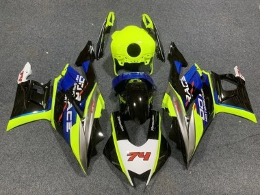 Online Neon Amarillo Blanco Azul Negro 74 Carenado Moto Yamaha YZF R3/R25 2019-2021