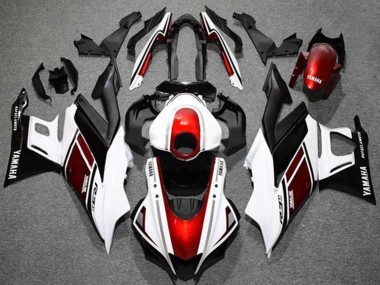 Online Blanco Rojo Negro Carenado Moto Yamaha YZF R3/R25 2022-2024