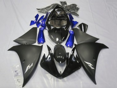 Online Negro Brillante Negro Mate Azul Carenado Moto Yamaha YZF 1000 R1 2009-2011