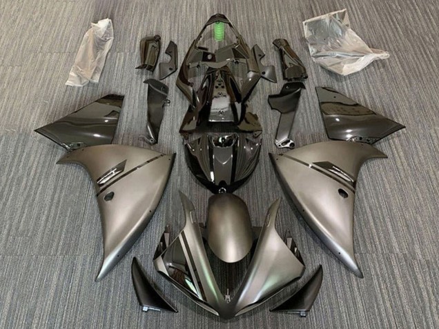 Online Negro Brillante Gris Mate Carenado Moto Yamaha YZF 1000 R1 2009-2011