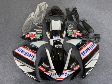 Online Blanco Negro Rojo Sterilgarda Carrera Carenado Moto Yamaha YZF 1000 R1 2009-2011