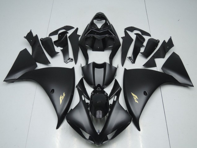 Online Negro Mate Oro Calcomanía Carenado Moto Yamaha YZF 1000 R1 2009-2011