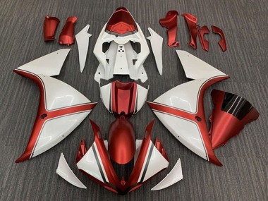 Online Blanco Rojo Carenados Moto Yamaha YZF 1000 R1 2009-2011