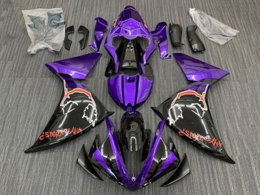 Online Púrpura Negro Rojo Joker Carenado Moto Yamaha YZF 1000 R1 2009-2011
