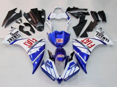 Online Blanco Azul Rojo Fiat Carenado Moto Yamaha YZF 1000 R1 2009-2011