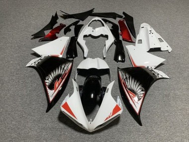 Online Blanco Rojo Negro Carenados Moto Yamaha YZF 1000 R1 2012-2014