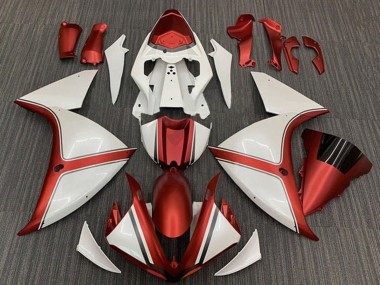 Online Blanco Naranja Carenado Moto Yamaha YZF 1000 R1 2012-2014