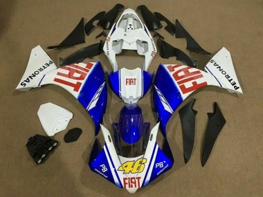 Online Blanco Azul Rojo Fiat 46 Carenado Moto Yamaha YZF 1000 R1 2012-2014