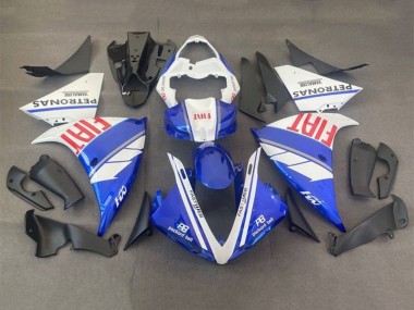 Online Blanco Azul Rojo Fiat Carenado Moto Yamaha YZF 1000 R1 2012-2014