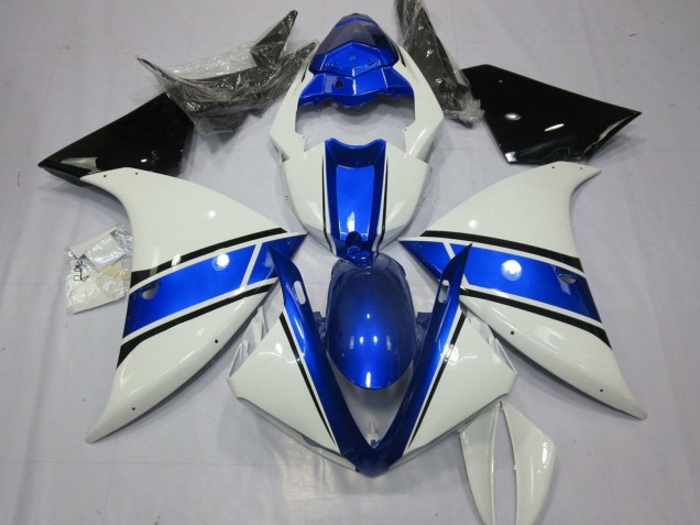 Online Blanco Azul Negro Carenado Moto Yamaha YZF 1000 R1 2012-2014