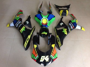 Online Verde Azul Amarillo Negro Rojo RuedaColores 94 Carenado Moto Yamaha YZF 1000 R1 2015-2019