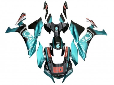 Online Turquesa Azul Negro Mate Petronas Carenado Moto Yamaha YZF 1000 R1 2020-2025