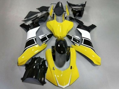 Online Amarillo Blanco Negro Brillante Carenado Moto Yamaha YZF 1000 R1 2020-2025