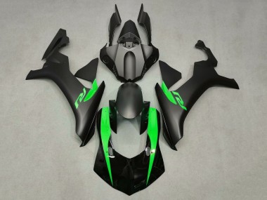 Online Negro Brillante Negro Mate Verde Carenado Moto Yamaha YZF 1000 R1 2020-2025