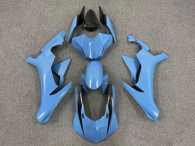 Online Azul Claro Negro Brillante Carenado Moto Yamaha YZF 1000 R1 2020-2025