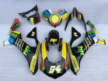 Online Blanco Azul Verde Amarillo Negro RuedaColores 94 Carenado Moto Yamaha YZF 1000 R1 2020-2025
