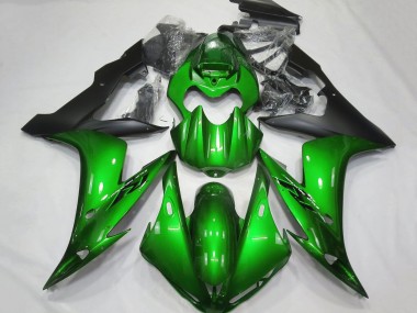 Online Verde Negro Mate Carenado Moto Yamaha YZF 1000 R1 2004-2006