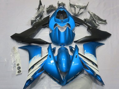 Online Azul Claro Blanco Negro Mate Carenado Moto Yamaha YZF 1000 R1 2004-2006