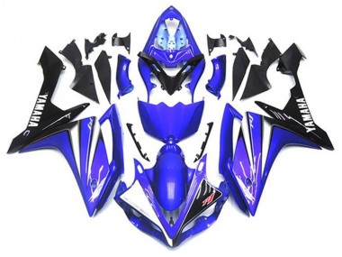 Online Azul Blanco Negro Kits Carenados Moto Yamaha YZF 1000 R1 2007-2008