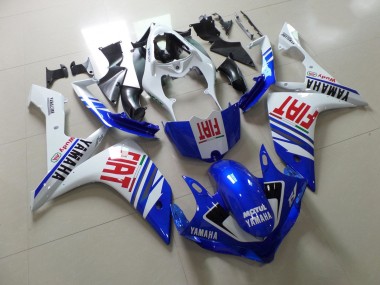 Online Blanco Azul Rojo Fiat Carenados Moto Yamaha YZF 1000 R1 2007-2008