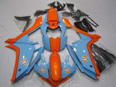 Online Azul Claro Naranja Gulf Carenado Moto Yamaha YZF 1000 R1 2007-2008