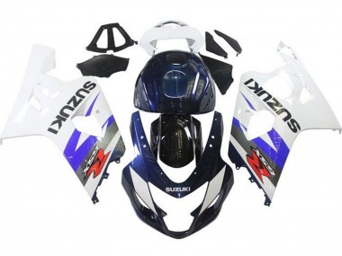 Online Blanco Azul Negro Rojo Carenado Moto Suzuki GSXR 600 / GSXR 750 2004-2005