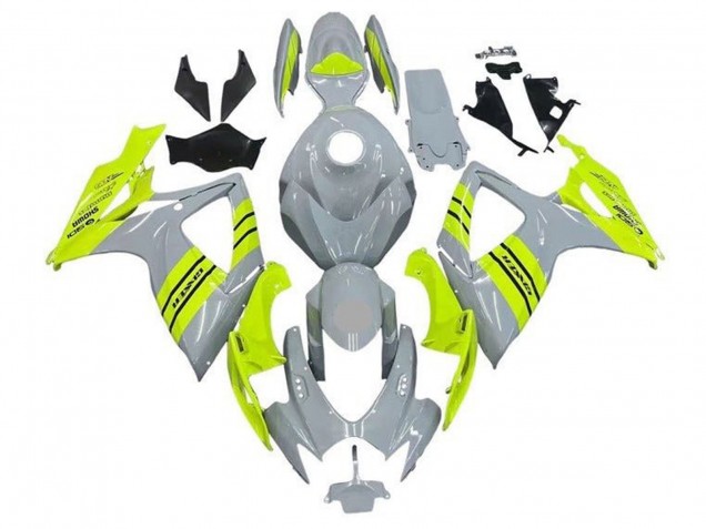 Online Gris Neon Amarillo Carenado Moto Suzuki GSXR 600 / GSXR 750 2006-2007
