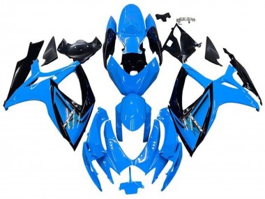 Online Azul Claro Negro Carenado Moto Suzuki GSXR 600 / GSXR 750 2006-2007