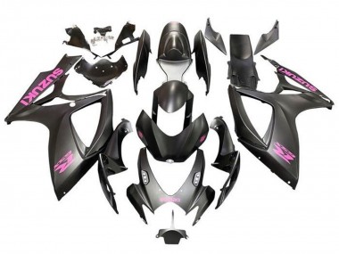 Online Negro Mate Rosa Carenado Moto Suzuki GSXR 600 / GSXR 750 2006-2007