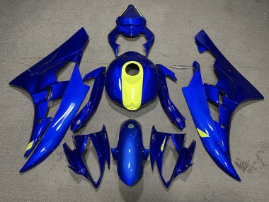 Online Azul Amarillo Carenado Moto Yamaha YZF R6 2006-2007