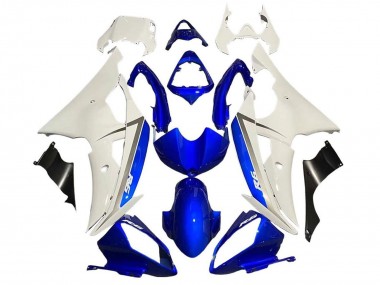Online Blanco Azul Negro Carenados Moto Yamaha YZF R6 2008-2016