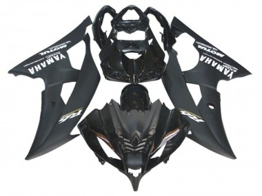 Online Negro Brillante Negro Mate Blanco Carenado Moto Yamaha YZF R6 2008-2016