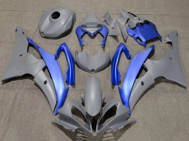 Online Gris Azul Carenado Moto Yamaha YZF R6 2008-2016