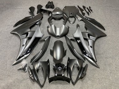 Online Gris Mate Negro Brillante Carenado Moto Yamaha YZF R6 2008-2016
