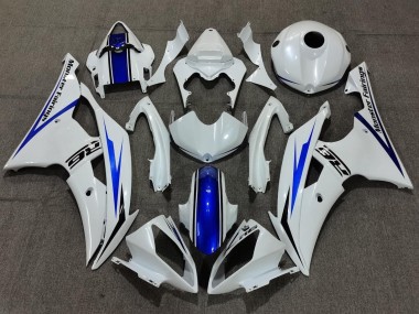 Online Blanco Azul Carenados Moto Yamaha YZF R6 2008-2016