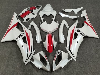 Online Blanco Perla Rojo Carenados Moto Yamaha YZF R6 2008-2016