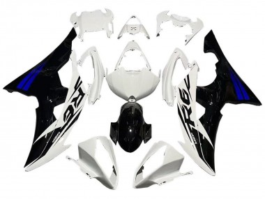 Online Blanco Azul Negro Brillante Carenado Moto Yamaha YZF R6 2008-2016