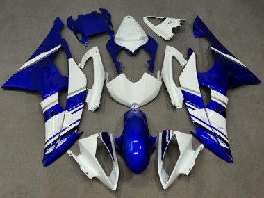 Online Blanco Azul Carenado Moto Yamaha YZF R6 2008-2016