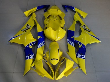 Online Amarillo Azul Camello Motul Michelin Carenado Moto Yamaha YZF R6 2008-2016