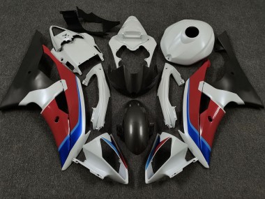 Online Blanco Rojo Azul Negro Mate Carenado Moto Yamaha YZF R6 2008-2016